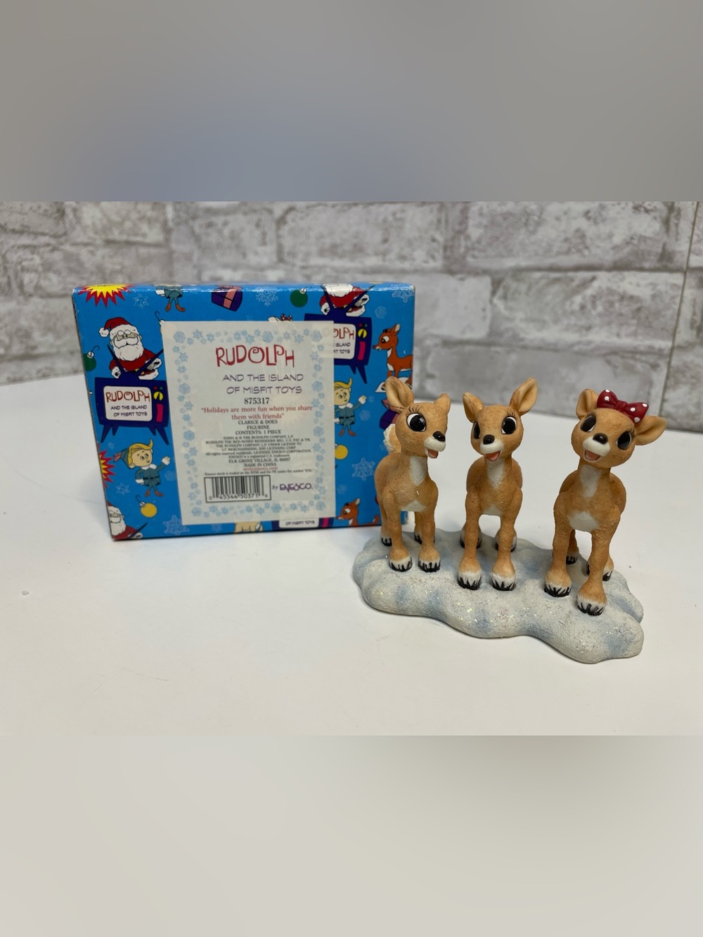 Vintage Enesco Rudolph Misfit Toys Figurine Clarice and Does Christmas NWT NIB